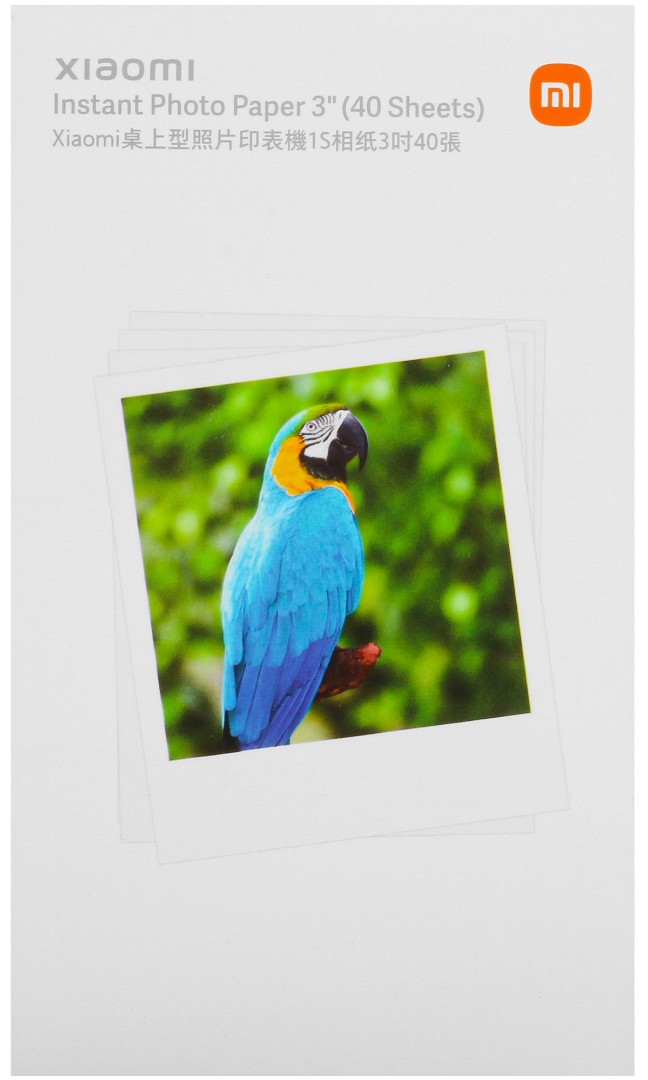Фотобумага Xiaomi Instant Photo Paper 3 inches (40 листов) для фотопринтера Xiaomi Instant Photo Pri