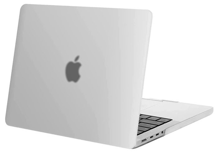 Чехол защитный для MacBook Pro 14 (M1 / M2 / M3 / M4) прозрачный