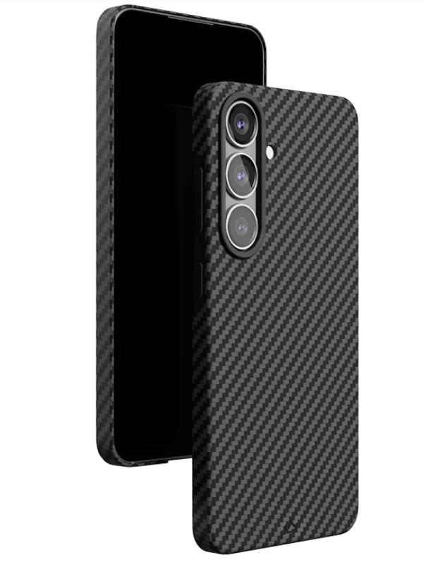 Чехол VLP Kevlar Case (MagSafe) для Samsung Galaxy S25 Plus черный